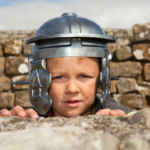 Boy soldier avoiding the draft in Roman times.